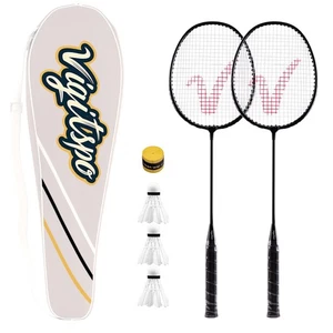 Set Racchetta Doppia con Volani Omaggio | Racke Badminton di Grado Professionale... - Foto 1 di 9