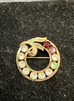 Broche enchapado en oro amarillo de 11K 6,42 g Foto 1 de 4