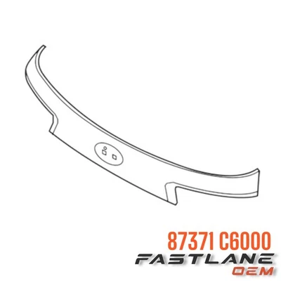 2015-2020 KIA SORENTO ЗАДНИЕ ВОРОТА ВЕРХНЯЯ ОТДЕЛКА МОЛДИНГ НОВЫЙ OEM 87371 C6000 - Изображение 1 из 4