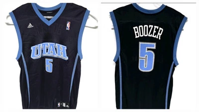 Adidas NBA Authentic Carlos Boozer Utah Jazz Jersey Men Size Medium Length - Image 1 of 4