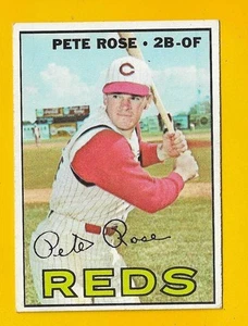 67632 1967 Topps #430 Pete Rose REDS BK$250 NO CREASES EX/MT++ - Bild 1 von 3