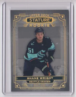 2022-23 Upper Deck Stature Rainbow Rookie Shane Wright RC /399 Seattle Kraken - Image 1 of 2