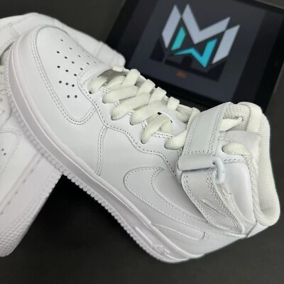 Nike Air Force 1 '07 Mid Triple White DD9625-100 Women’s 6.5 NWOB - Image 1 of 4