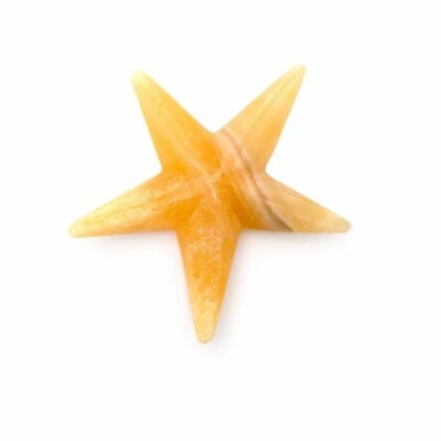 Adorno Estrella de Mar en Ónix Ocre Diseño Italiano Foto 1 de 2