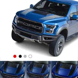 Cabeza delantera capó motor rayas calcomanía gráficos pegatina envoltura de vinilo para Ford F150 - Imagen 1 de 22