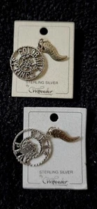 Pikes Peak &Colorado Springs 925 Solid Sterling Silver Charm Pendant MADE IN USA - Picture 1 of 6