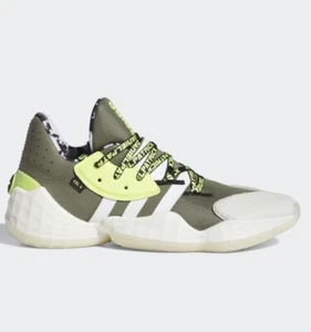 Adidas Daniel Patrick x James Harden Vol 4 Legacy Green White SIZE 9.5 FV8921 - Picture 1 of 6