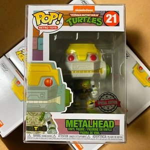 Funko Pop Teenage Mutant Ninja Turtles : METALHEAD #21 Vinyl w/0.5mm Case MINT - Picture 1 of 5