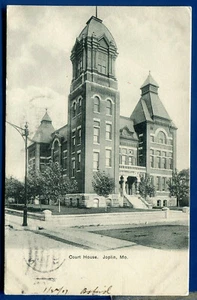 Joplin Missouri mo Court House old postcard - Picture 1 of 2
