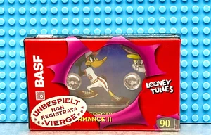 BASF "LOONEY TUNES COYOTE" 90 1995 BLANK CASSETTE TAPE (1) (SEALED) - Picture 1 of 4