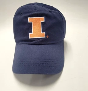 Illinois Fighting Illini NCAA Adjustable Baseball Cap Hat Blue - Picture 1 of 6