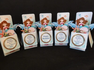Happy Birthday Pop Up Box Card "MERMAID" Granddaughter, Daughter, Niece, Sister - Image 1 of 4