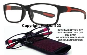NEW! RED🔴Foster Grant SCOOTER Reading Glasses-From The Maker of IRONMAN Glasses - Picture 1 of 7
