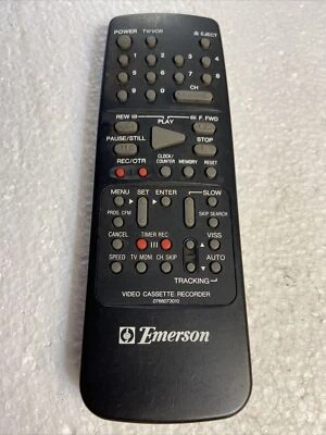 Emerson Remote 0766073010 VCR4002 VCR4003 AD2301 - Image 1 of 4