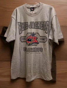Vintage Columbus blaue Jacken T-Shirt groß Erwachsene - Bild 1 von 4