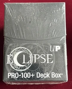 JET BLACK Ultra Pro Eclipse Pro-100+ Deck Box - Picture 1 of 2