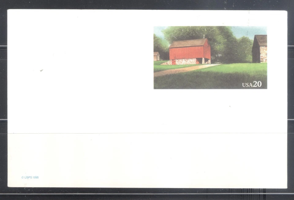 US UX198 MNH Red Barn - Image 1 of 1