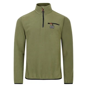 DARE2B MENS Affinity Fleece Mid Layer Stretch Sweater Top Olivine Green Khaki - Picture 1 of 5