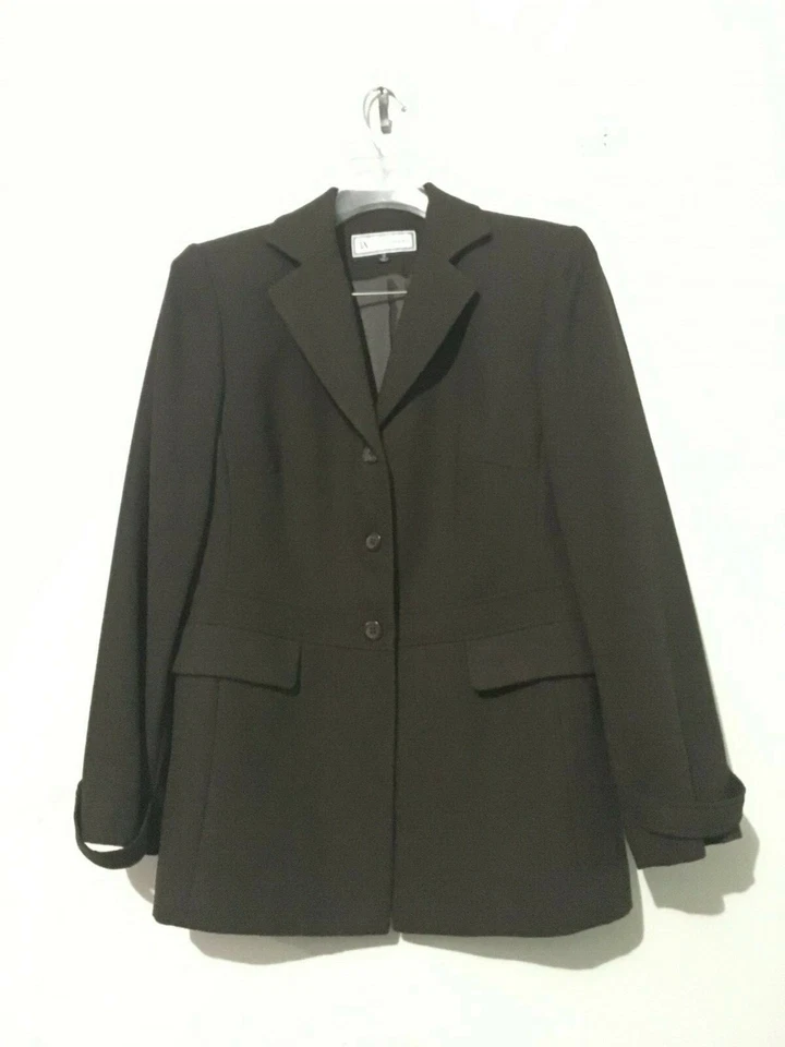 Travis Ayers Size 8 Olive Green 2 Piece Skirt Suit Women Formal  Stylish - Image 1 of 4