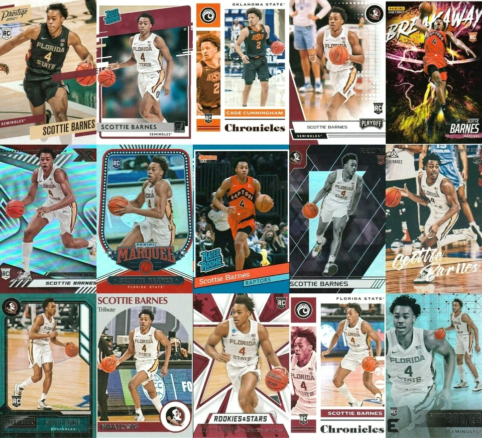 2021-22 SCOTTIE BARNES NBA ROOKIE CARDS YOU PICK FROM LIST RAPTORS - Image 1 of 1