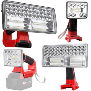 40W 4200LM 9W Cordless Camping LED Work Light for Milwaukee 18V Li-ion Battery - Picture 1 of 24