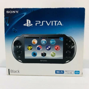【Unbenutzt】SONY PlayStation PSVita WLAN Modell Schwarz PCH-2000 ZA11 Vita Konsole Selten - Bild 1 von 10