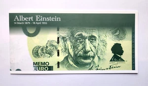 Israel Albert Einstein Memo 0 Euro Moneda Coleccionista Billete Homenaje UNC - Imagen 1 de 7