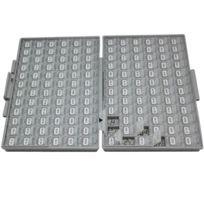 New SMT SMD 0805 1% sample resistor kit w/ enclosure 144Vx100=14400pcs Organizer - Picture 1 of 5