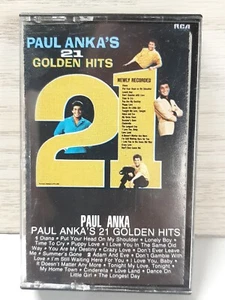 Paul Anka's 21 Golden Hits Cassette Tape - Picture 1 of 5