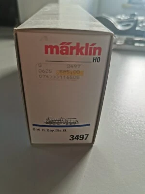 Schöne Märklin H0 3497 Dampflokomotive mit Torftender , Top Zustand - Bild 1 von 4