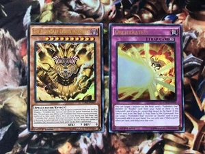 YuGiOh The Legendary Exodia Incarnate and Obliterate!!! 1st Edition LDK2 - Picture 1 of 2