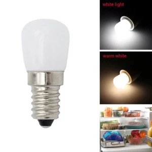 E14E12 Refrigerator Light AC220-240V LED Fridge Lamp Globe Light Cool White Bulb - Picture 1 of 7