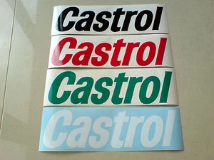 Calcomanías adhesivas CASTROL letras individuales coche de rally moto 2 de 60 mm - Imagen 1 de 1