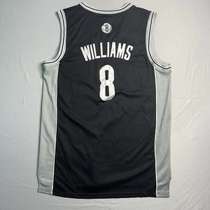 Adidas Brooklyn Nets Deron Williams Jersey Mens Large Tall Black Embroidered - Picture 1 of 20