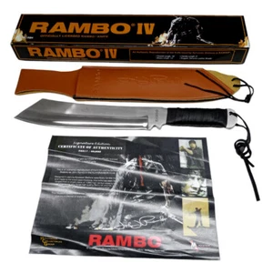 Satin 16.5" & 19.5" Rambo 4 IV Machete Master Cutlery Movie Reproduction Knife - Picture 1 of 25