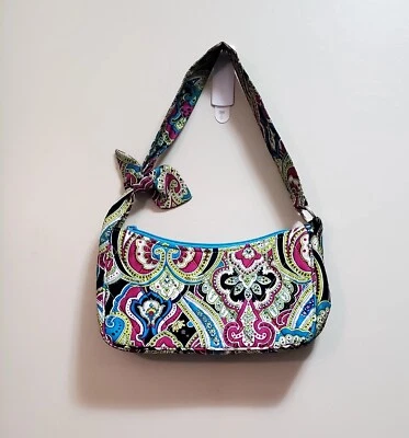 Vera Bradley Daphne Bolso de Hombro Pequeño Bolso de Mano Cartera Aproximadamente 5.5”x10” Foto 1 de 4
