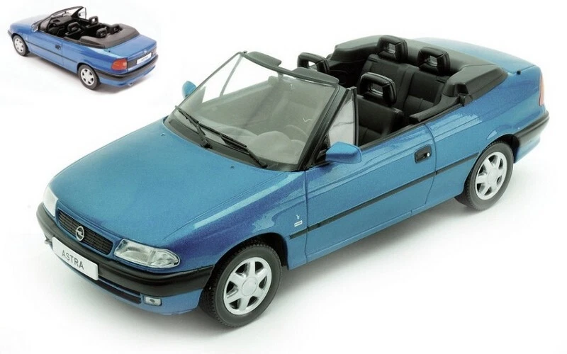 Opel Astra F Cabrio 1994 Blue 1:24 WHITEBOX WB124234 - Immagine 1 di 1