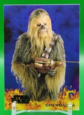 CHEWBACCA Star Wars 2005 REVENGE OF THE SITH Movie Card Cards Topps Rare No.11 - Image 1 of 4