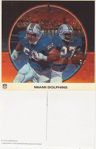 1985 ROWNTREE'S DRIFTER NFL FOOTBALL CARD FROM ENGLAND UK MIAMI DOLPHINS RARE - Picture 1 of 1