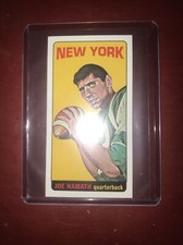 2012 Joe Namath Insert Slim Card Centering Is Very Good