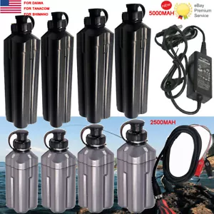 Daiwa Mulinello Elettrico Batteria Tanacom 1000 750 550j BM5000 BM2900 BM2600 Caricabatterie - Foto 1 di 24