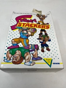 Street Stackers by Irwin Toys Wrestling balance game Vintage 80s RARE INCOMPLETE - Picture 1 of 18