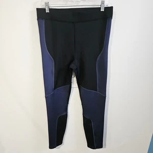 Fabletics Damen XL Atlantis Seam High Waist Legging Schwarz Blau Colorblock Neu mit Etikett - Bild 1 von 8