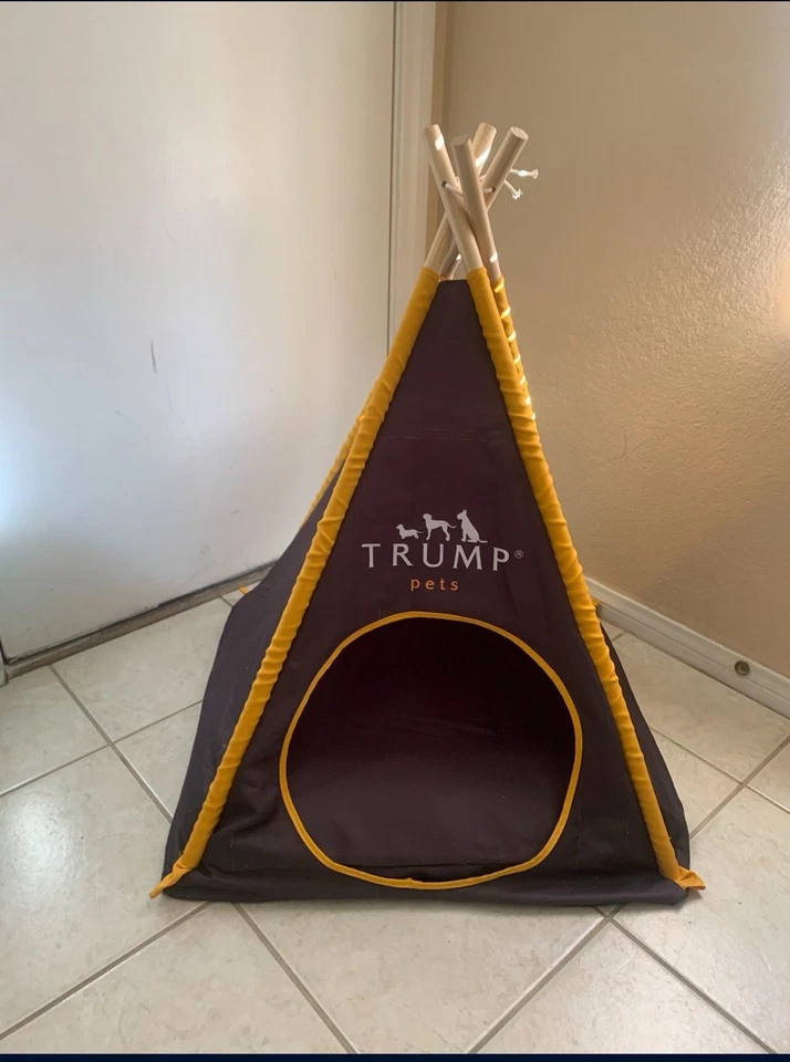 Trump Hotel Exclusive Dog Bed Tent.  Only Available For Guess With Pets 24x24x30 - Image 1 of 3