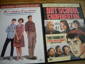 Sixteen Candles + Art School Confidential DVD'S Molly Ringwald + Ang. Huston - Picture 1 of 1