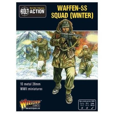 Warlord Games Bolt Action 28mm German Waffen-SS Squad Winter 402212110 - Image 1 of 3