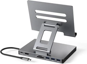 iPad Pro USB C Hub Stand, Adapter for iPad Pro M4 M2 M1 13 12.9 11 Inch iPad - Bild 1 von 9