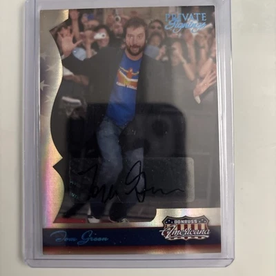 汤姆·格林 2007 年美国唐鲁斯签名亲笔签名 151 #/200 — 第 1/2 张图片