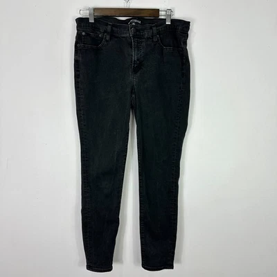J Crew Mercantile 31 Skinny Jeans Black Wash Minimalist Clean Girl Classic Chic - Image 1 of 4