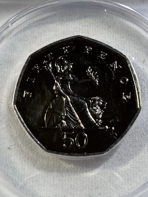 2000 Great Britain 50 Pence Graded MS 65 by ANACS - Image 1 of 4